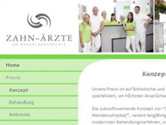 Internetauftritt der Zahnarztpraxis am Mendelssohnplatz 